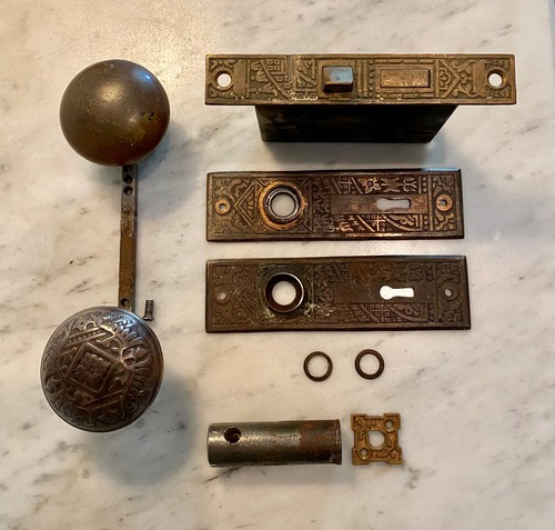 Antique victorian mortise - antique,