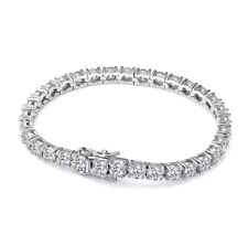 3ct Tennis Bracelet White Gold Diamond Test Pass VVS1/D Lab-Created 17cm LED Box