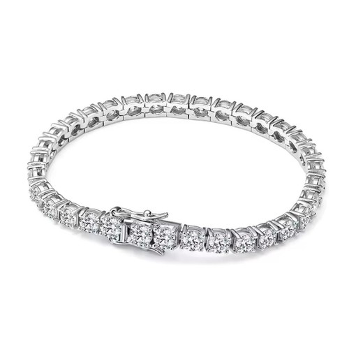 3ct tennis bracelet - 3ct, gold