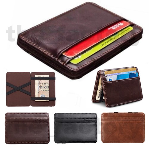 Synthetic leather magic wallet - leather,
