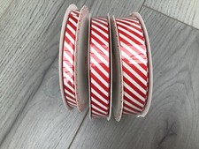 Christmas Ribbon Red and White