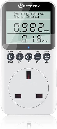 Ketotek watt meter power - meter,