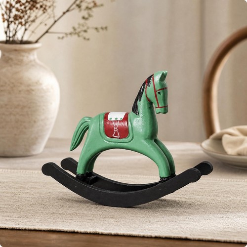 Wooden rocking horse - rocking, ornament