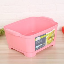 Washing Up Bowl with Drain Plug Caravan Camping Kitchen Sink Dish Washing Bowl