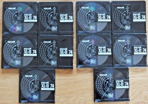 Maxell 74 minidiscs - 10, xl-ii