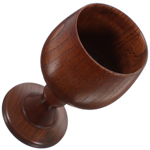 Handmade wooden wine goblet - wooden,