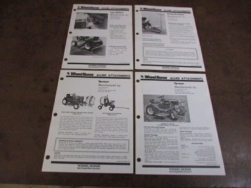 Wheel horse mower tractor - horse,