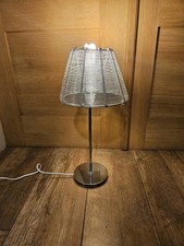 Mid Century Modern Wire Table Lamp 1970’s  Tom Dixon Guzzini Kartell Habitat 