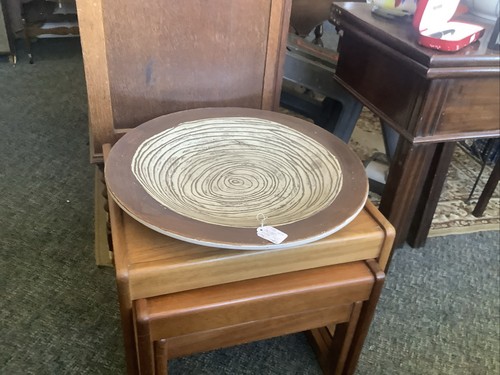 Vintage mid century huge stone - mid,