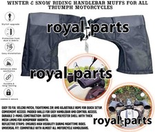 "WINTER & SNOW RIDING HANDLEBAR MUFFS" FIT FOR ALL TRIUMPH MOTORCYCLES