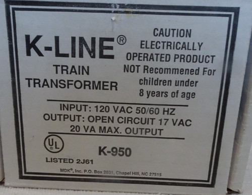 Line 950 120v 60hz 17 - k-line, k-950