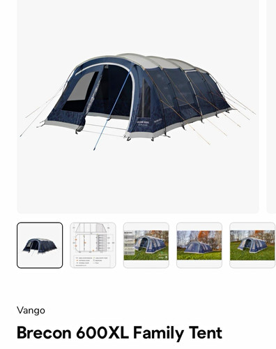 Vango brecon 600xl family - brecon,