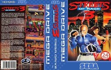 Street Of Rage 3 Megadrive Inlay Artwork