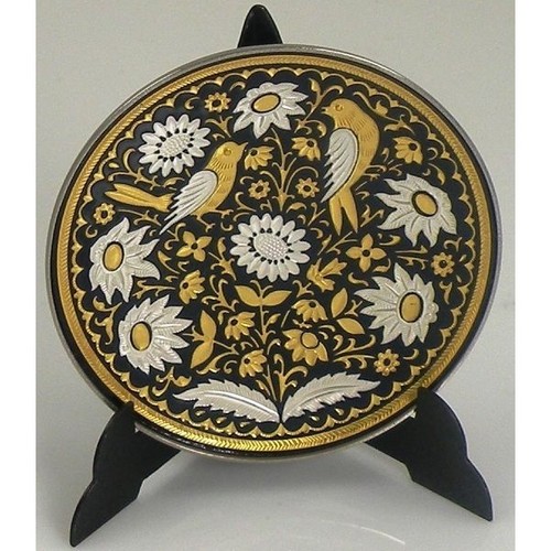 Damascene gold silver - gold,