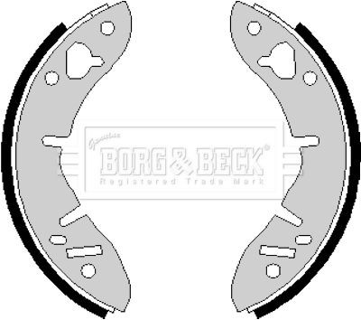 Borg beck bbs6155 brake - brake, shoe