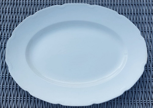 Antque english white ironstone - white,