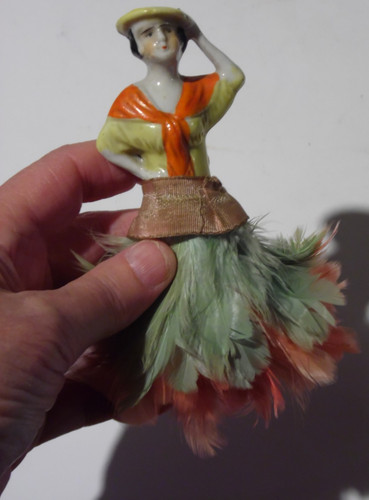 Art deco half doll - deco,