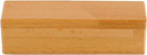 Wooden puzzle box with - puzzle,
