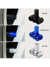 X 4 Tyre Valve Dust Caps Hex