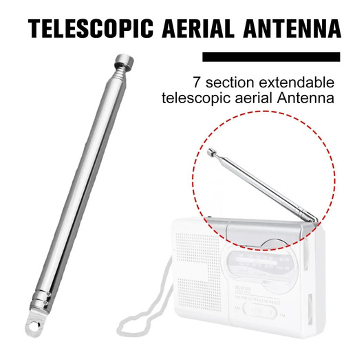Section telescopic aerial - -,