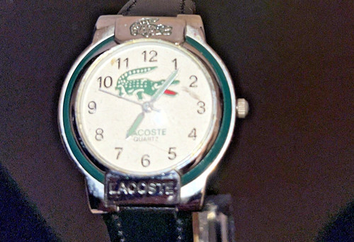 Vintage lacoste watch fully - lacoste, watch,