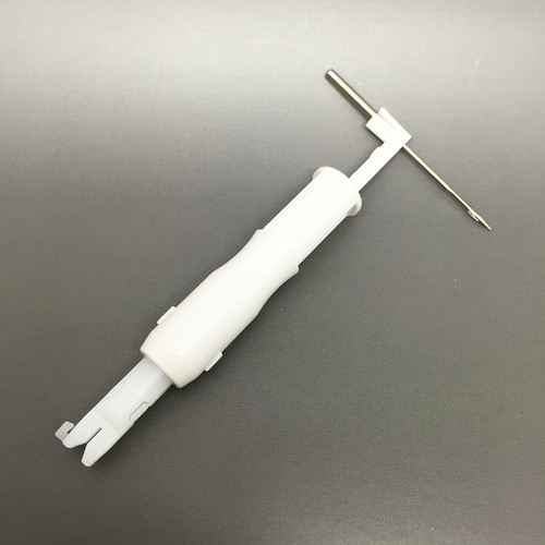 Needle threader insertion tool - needle,