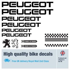 Peugeot classic 4 bike decals
