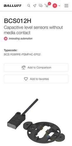 Capacitive level sensor - level,