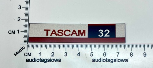 Tascam tape deck - deck, badge
