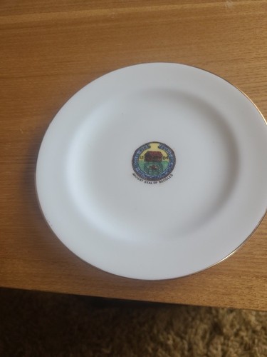 Swan china with crest - china, of