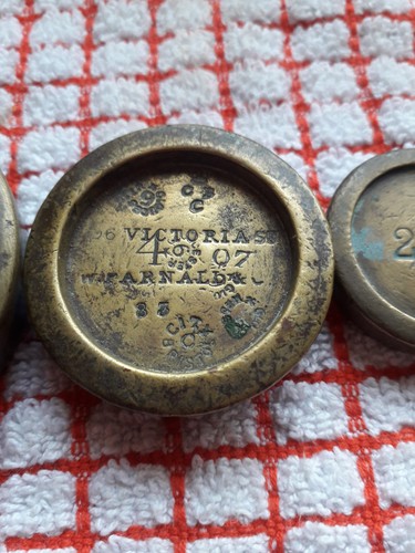 Set victorian brass - set, 4