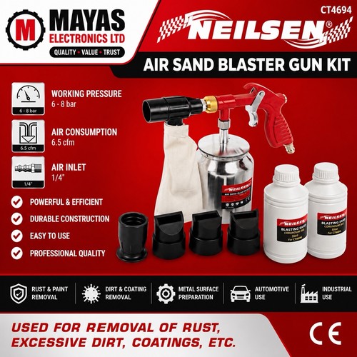 Air sandblaster gun - sandblaster, with