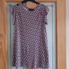 Women's Dorothy Perkins Size 10 Sleeveless Top Aztec Vest Summer