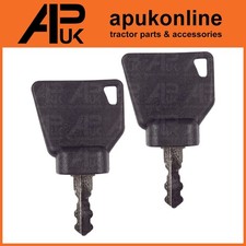 2x Ignition Switch Key for JCB