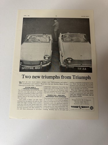 Original vintage 1965 triumph - 1965,