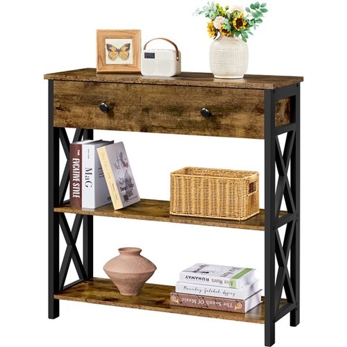 Console table with drawer - console,