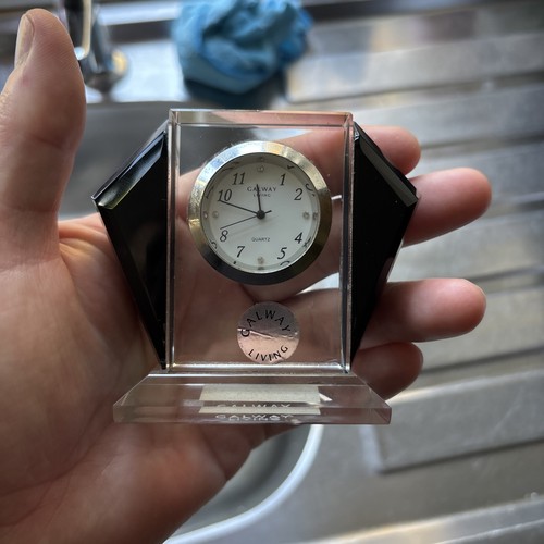 Galway living crystal - , clock