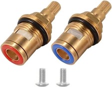 2 Pcs Mixer Tap Cartridge,1/4