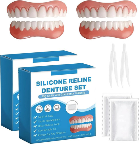 Dentures fit over existing - to,
