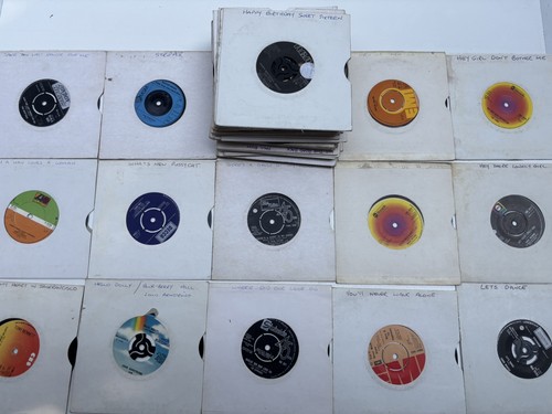 Vinyl records 7in bundle job - vinyl,