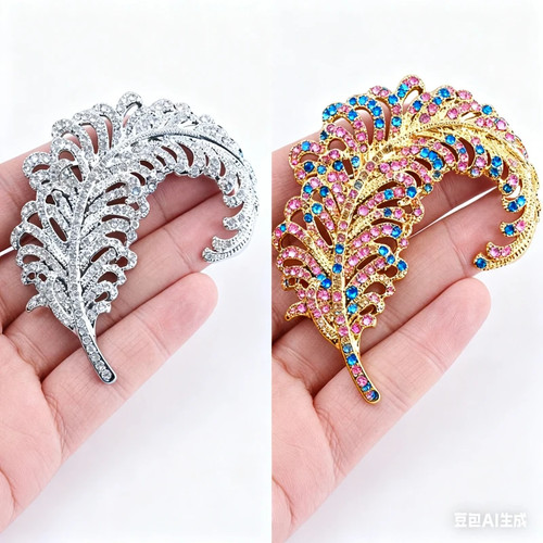 Crystal pin jewelry - jewelry, full