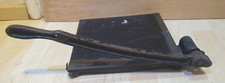 Vintage Guillotine Metal Board Cutter Decorative Blade Photo A4 School Office