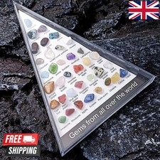 36Pcs Natural Gemstone Crystal