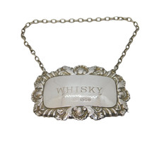 Sterling Silver Floral Whisky