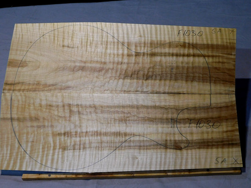 Flame maple carved top - flame,