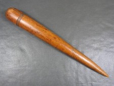 Vintage 12" lignum vitae rope