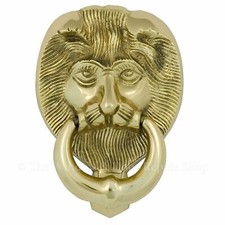 DOOR KNOCKER LIONS HEAD 5"