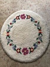 Small Vintage  Round Rug