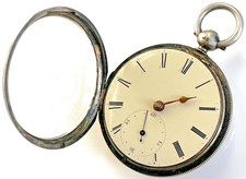 Pocket Watch Silver Open Faced