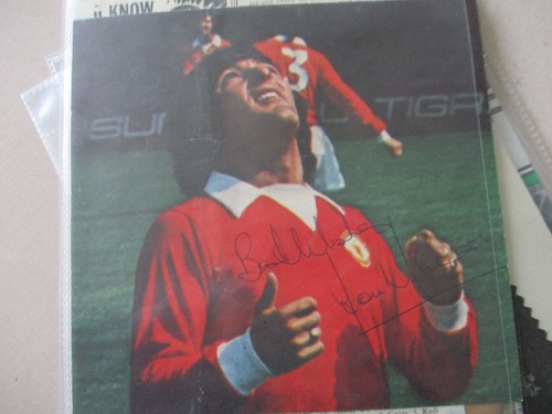 Signed press cutting lou - signed,